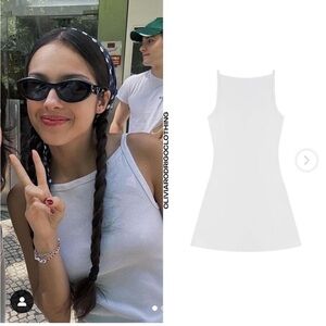 LOS ANGELES APPAREL BOATNECK MINI DRESS